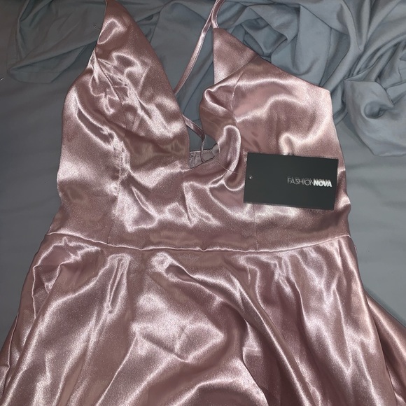 Fashion Nova Silky Dress - Picture 6 of 8